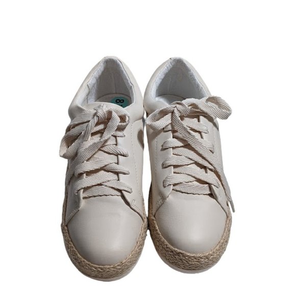 Esprit Nile Leather & Manmade Sneaker 8 New - Picture 2 of 8
